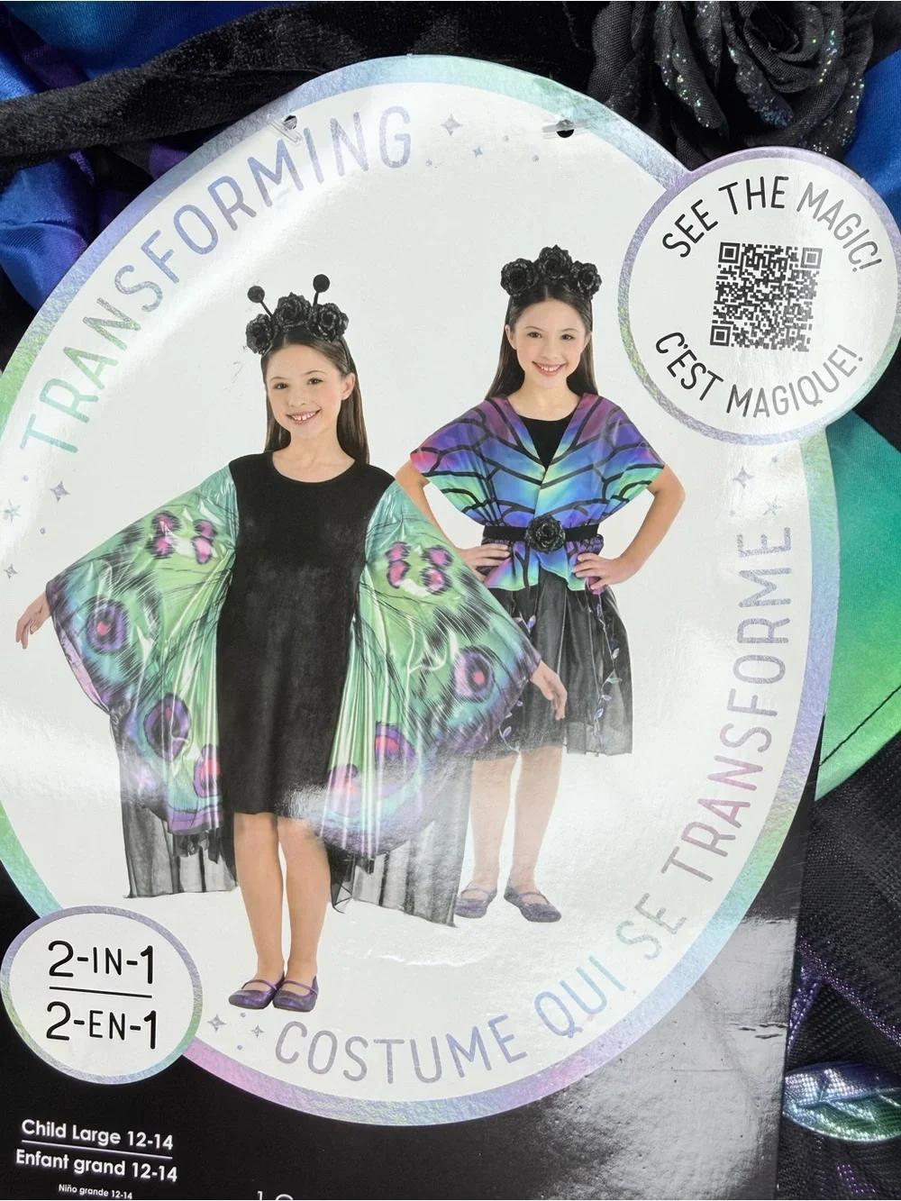 Transforming butterfly Halloween costume dress dress up cosplay